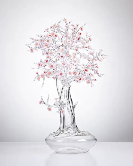 Refinados bonsáis de cristal, Una investigación artística sofisticada y elegante por Crestani
