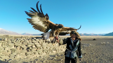 Los kazajos y la caza con águilas